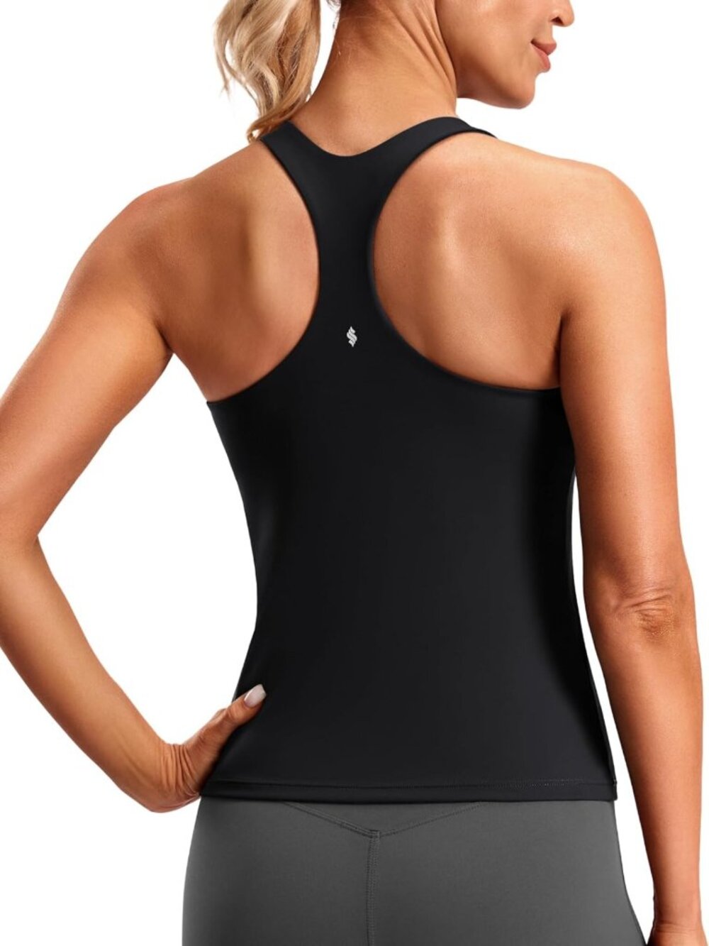 Women's Athletic Workout Tank Top with Built-in Bra | Yoga & Fitness Shirt